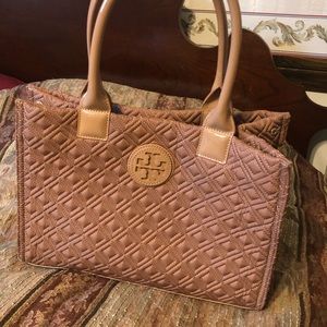 Quilted Ella Tory Burch tote
